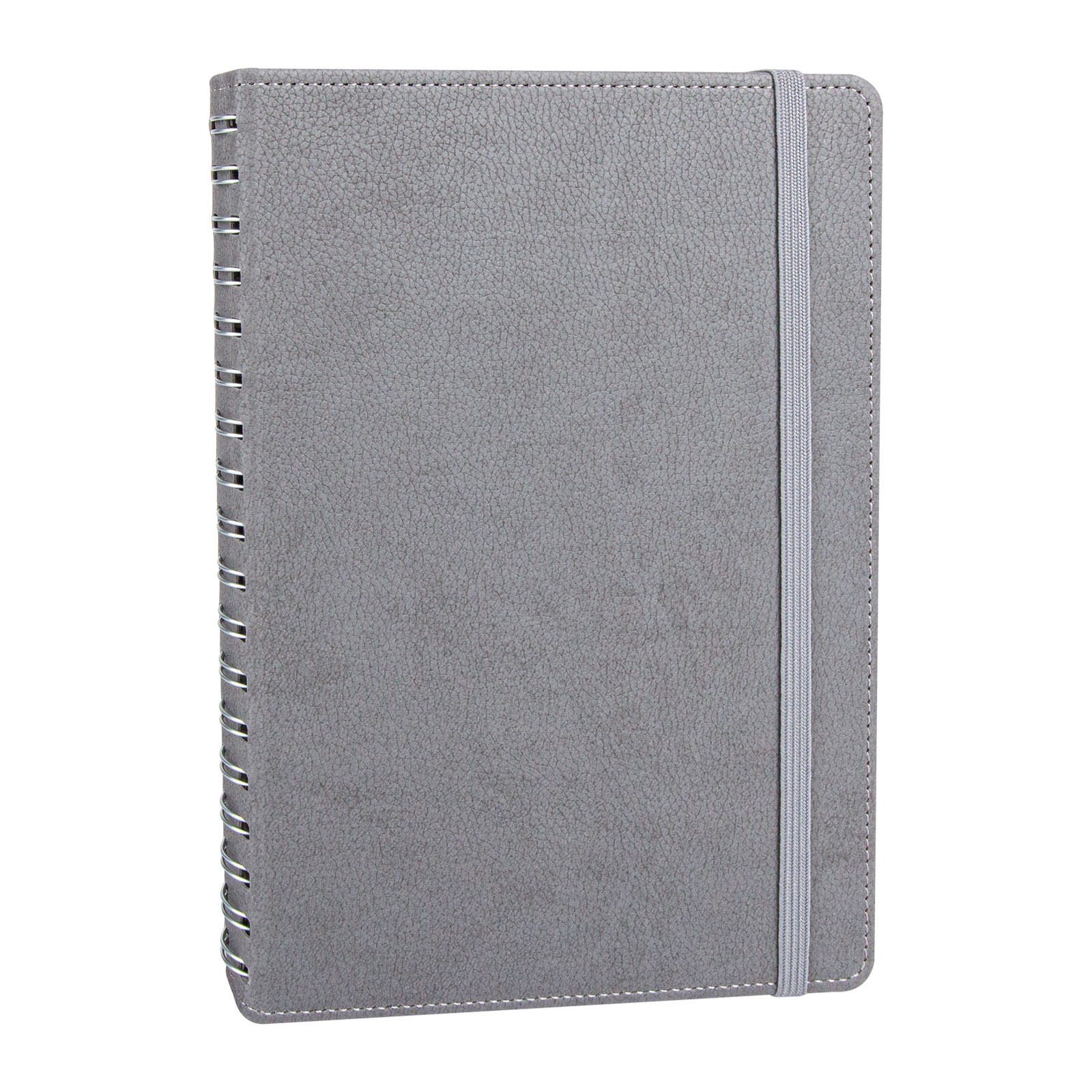 SÖĞÜTÖZÜ GRİ SPİRALLİ TARİHSİZ DEFTER (17X24 CM)