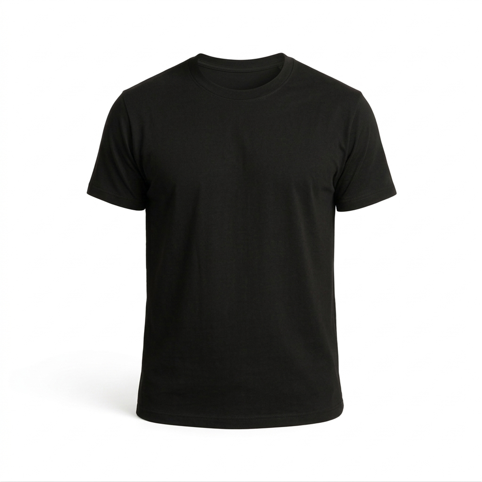 NERGİS SİYAH SIFIR YAKA TİŞÖRT L