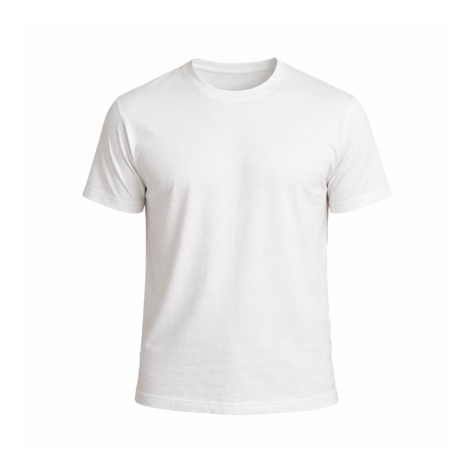 NERGİS BEYAZ SIFIR YAKA TİŞÖRT L