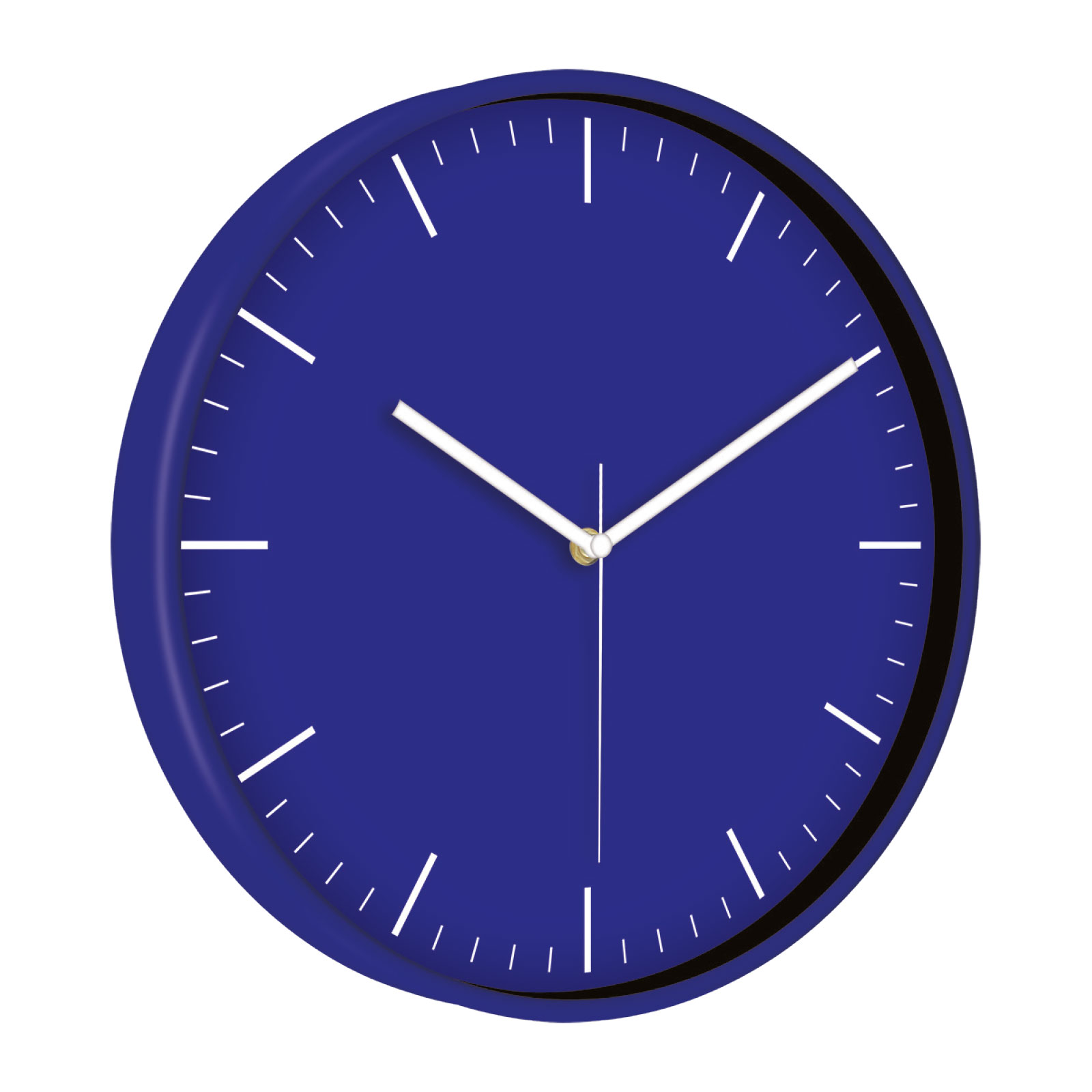 MİMAS186 LACİVERT PLASTİK KASA DUVAR SAATİ (380 MM)